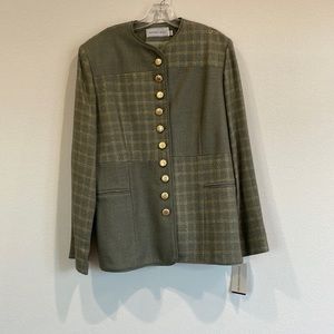 Howard wolf tweed button up jacket